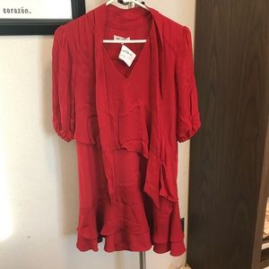 Parker Kenji short sleeve dress
